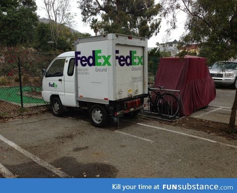 The FedEx Truck on Catalina Island is Adorable