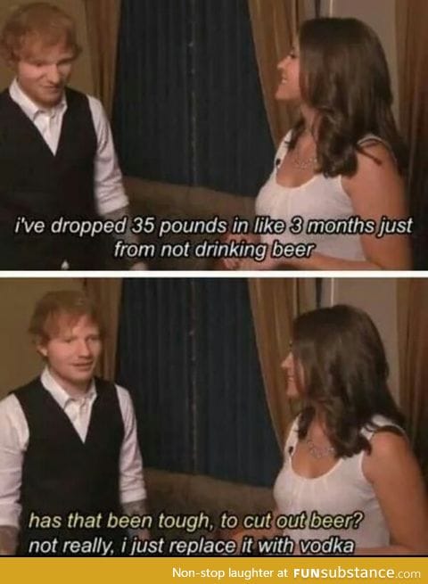 Diet Advice from Ed Sheeran
