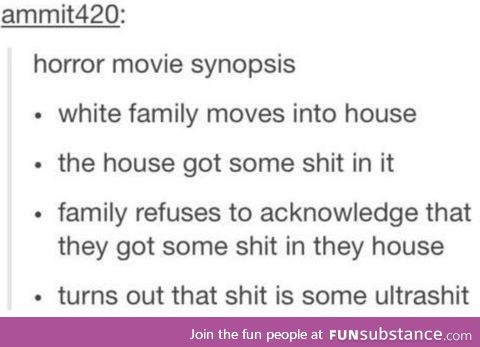 Horror movies in a nutshell