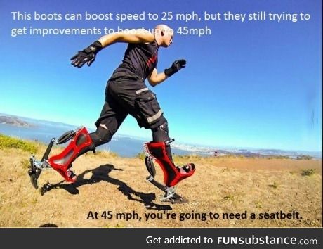 Running at 45mph