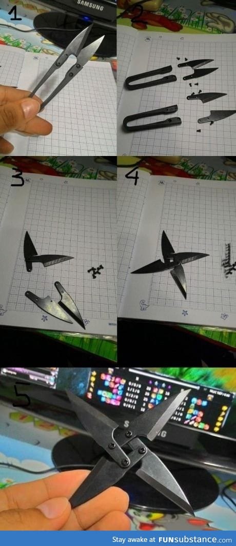 DIY shuriken