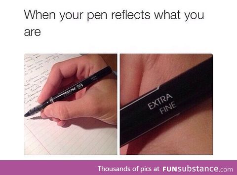 When your pen compliments you