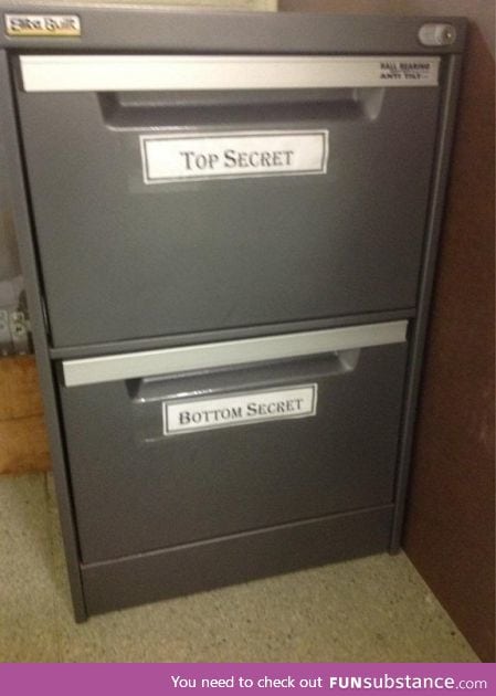 When you have too many secrets for one drawer