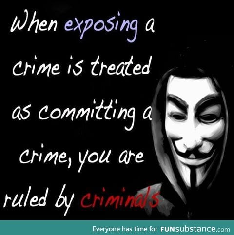 Exposing a crime