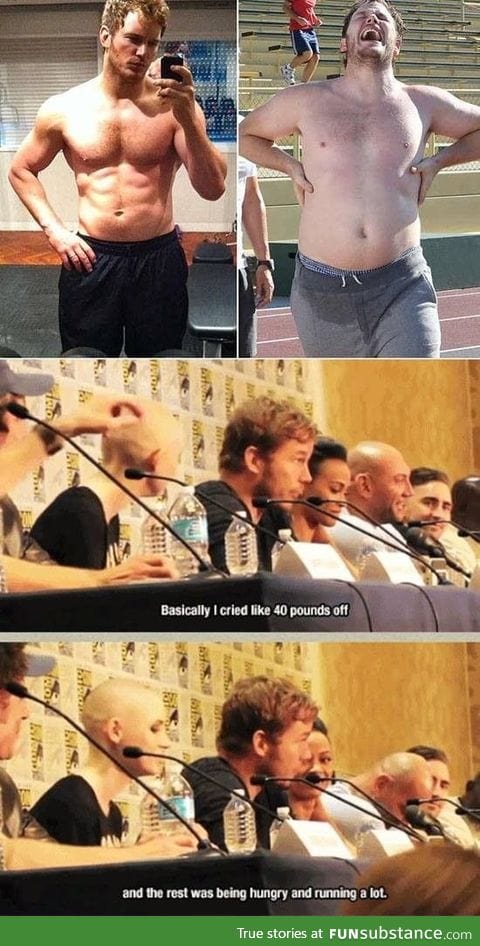 How to lose weight according to Chris Pratt