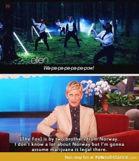 Gotta love Ellen!