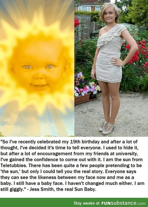 Remember this baby from teletubbies?