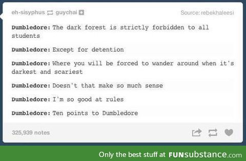 10 points to Dumbledore
