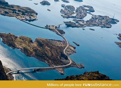 The atlantic road, norway