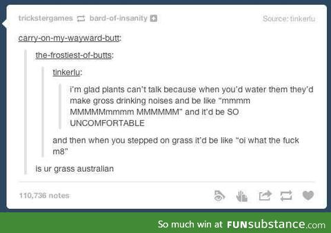 My grass is definitely Italian.