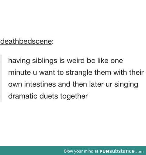 Having siblings