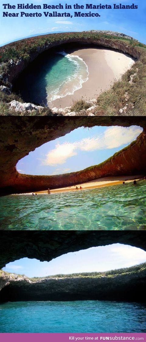 Hidden Beach in Marieta Islands