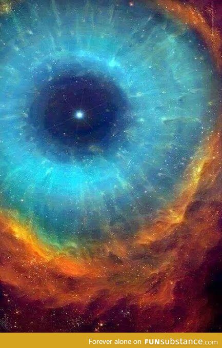 Eye of the Cosmos taken from the Hubble Telescope