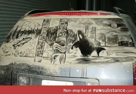 One of the best dirty car drawings I have ever seen