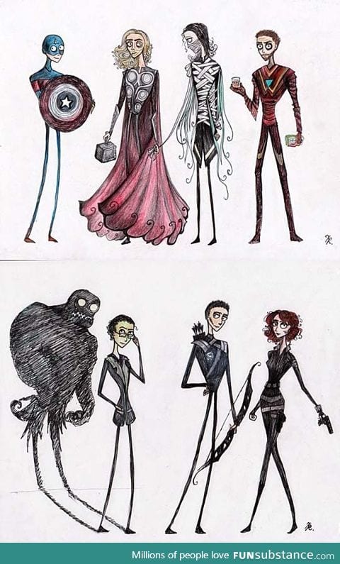 If Tim Burton made the Avengers