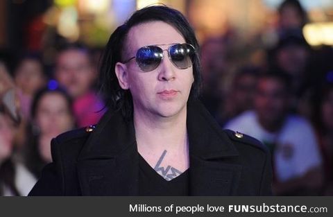 Is it just me or Marilyn Manson is slowly becoming Nicolas Cage?