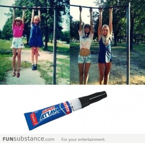 Don't play with super glue