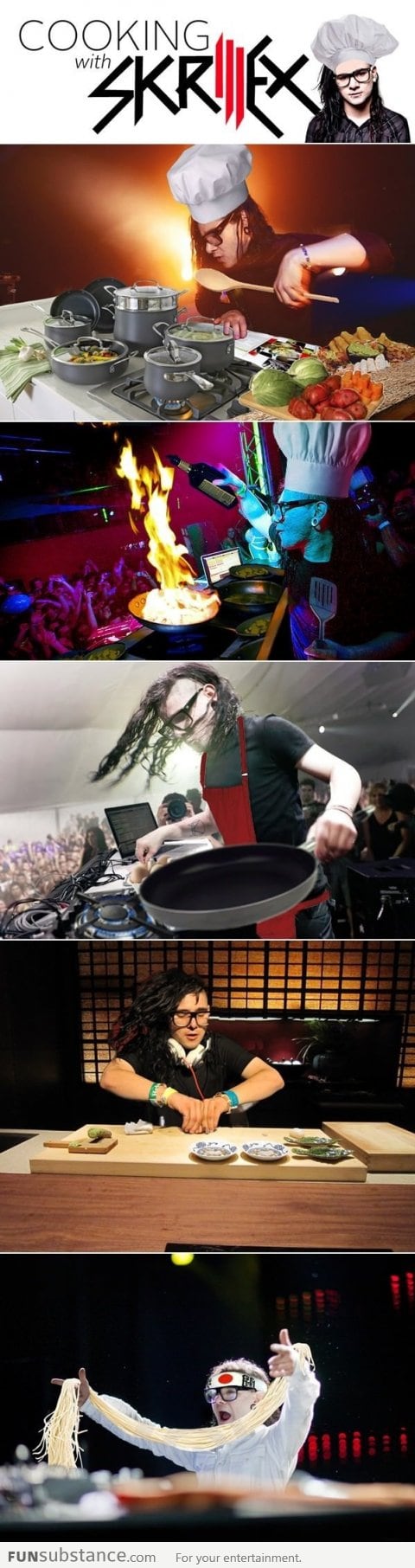 Cooking with Skrillex