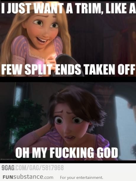 Every time at the hairdressers