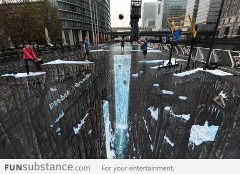 Guinness World Record for Largest 3D Street Art