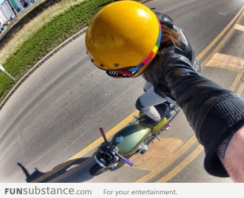 Probably the most dangerous self photo