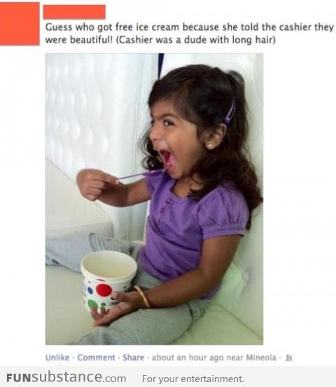 This little girl is a charmer