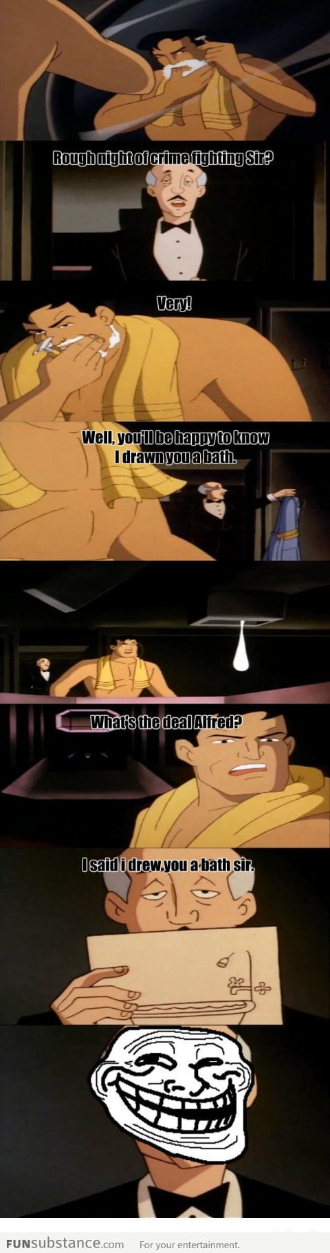 Alfred Trolling Bruce Wayne