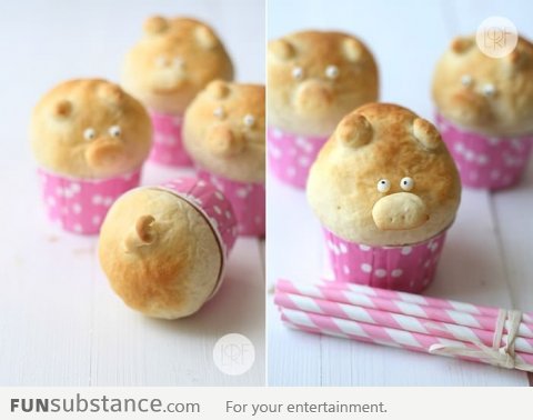 Cute Piggy Bread