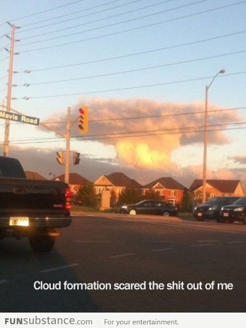 Scary cloud formation