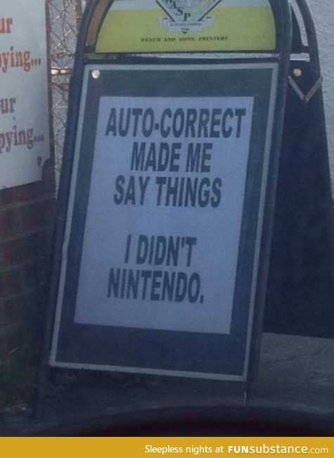 Auto correct