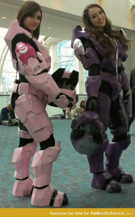 Halo cosplay... So much better than some sl*tty Wonder Woman!