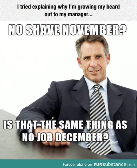 No shave november