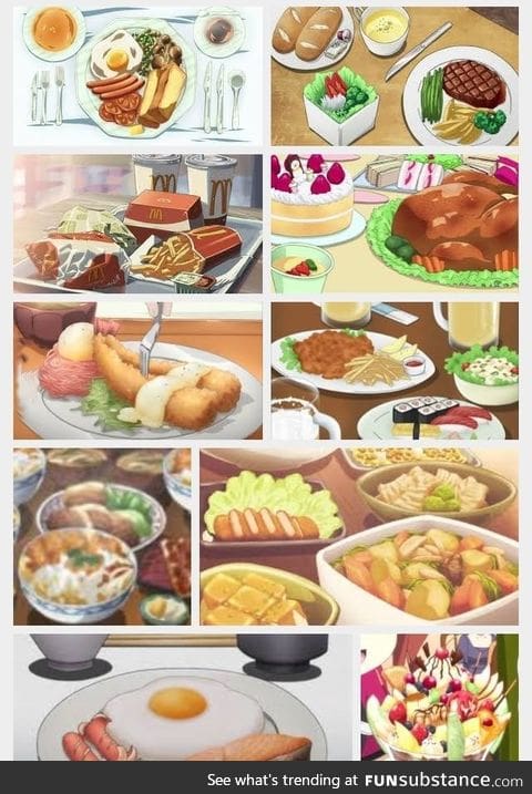 Anime food looks better than real food