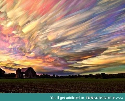 A time lapse of hundreds of sunsets