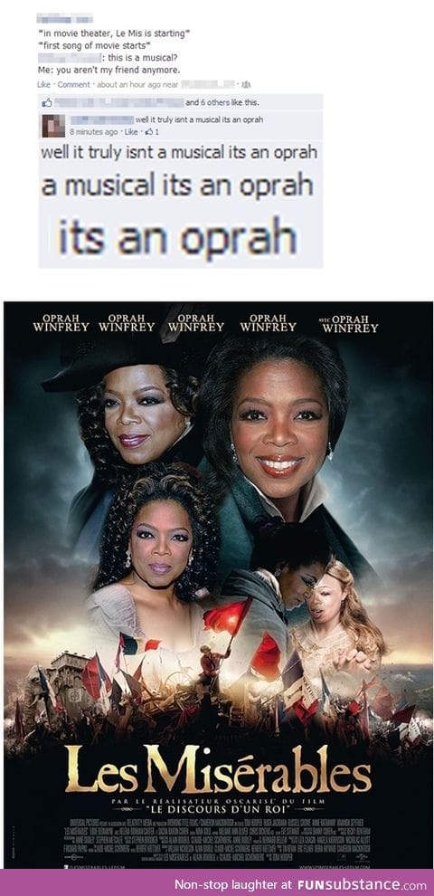 There should be a "phantom of the oprah" as well