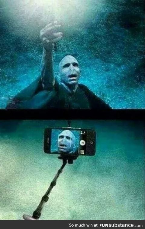 But first, let me take a selfie