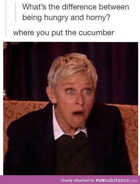 A minute of silence for the cucumbers