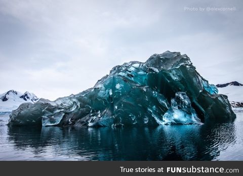 Upside-down iceberg