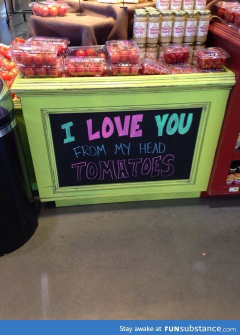 Grocery store thinks they are punny