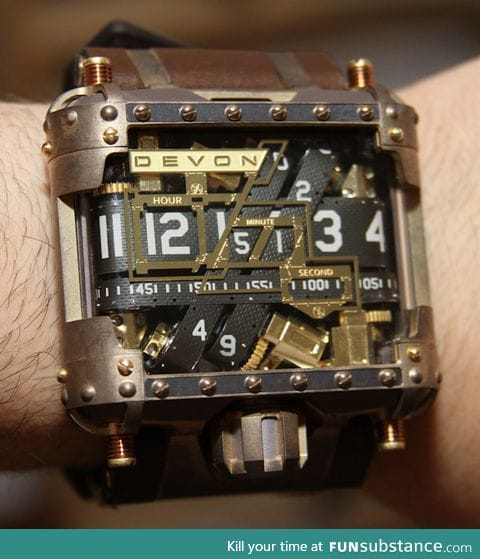 This is an awesome steampunk watch