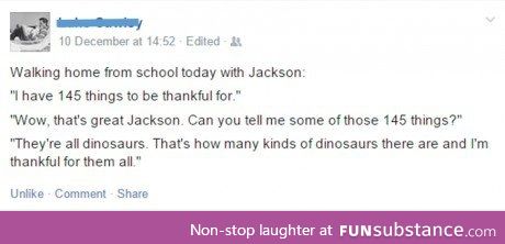 Introducing Jackson, the best kid on my news feed