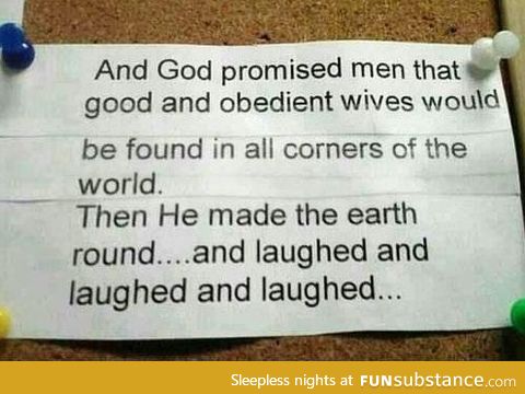 God's sense of humour