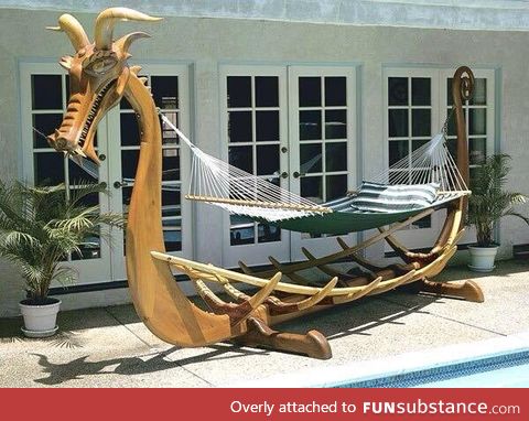 Coolest looking hammock stand I've ever seen