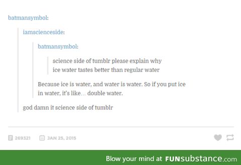 Science side of Tumblr