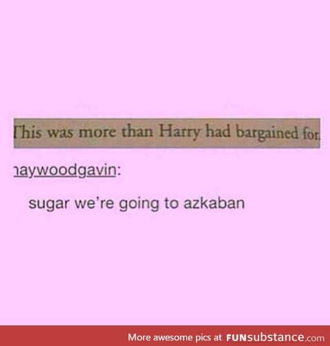 More Than Harry Bargained For