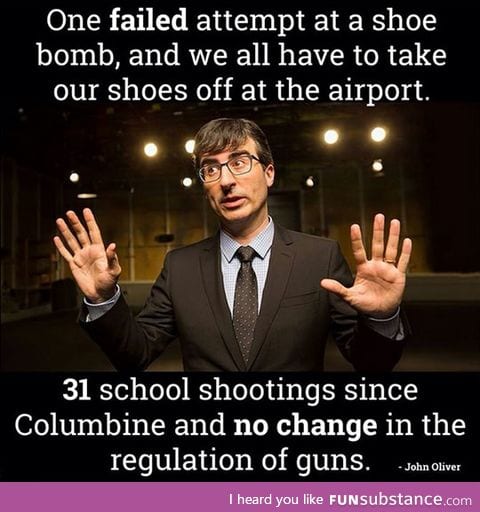 John oliver has a good point