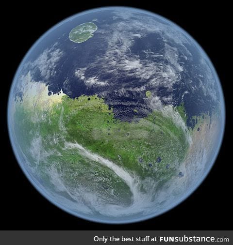How mars would look like if it still had water