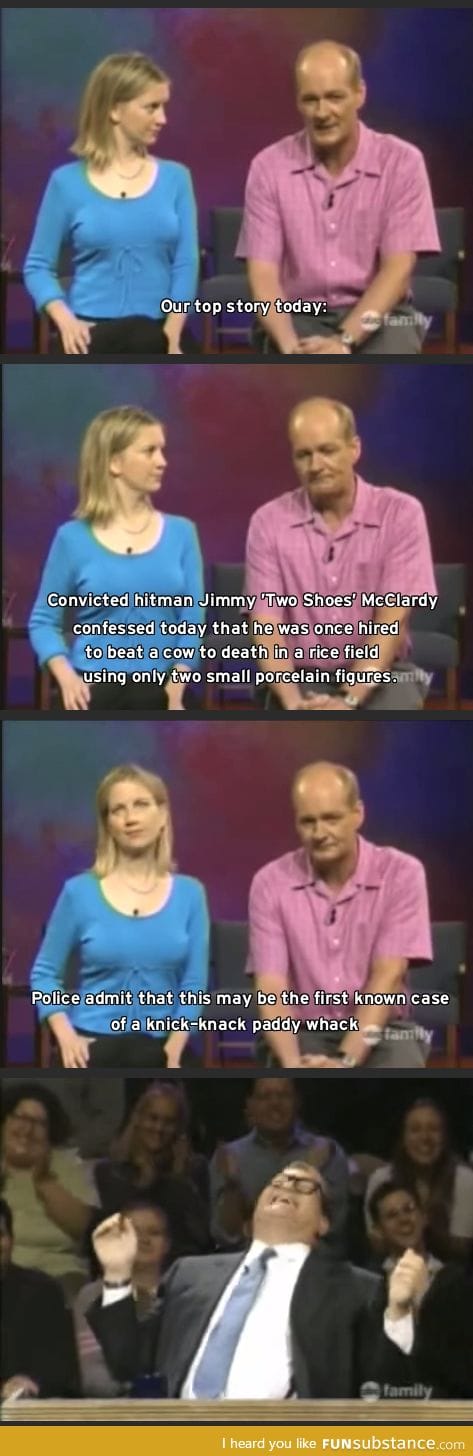 Best scene from Whose line is it anyway