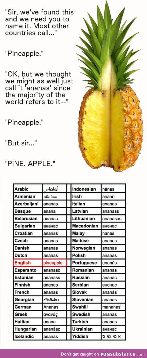 I Said Pineapple And It's Final
