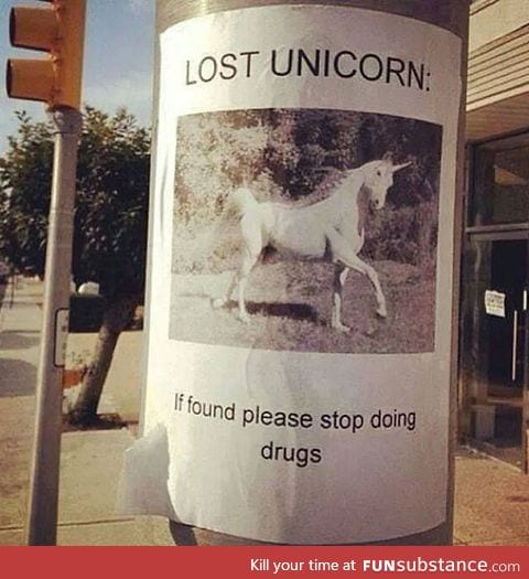 Lost unicorn, have you seen it?